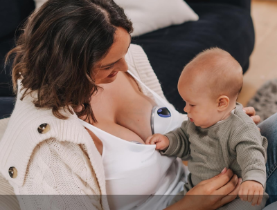LANSINOH dvojitá mušľová odsávačka mlieka HANDS FREE