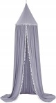 BALDACHÝN na stojan s pompónmi 240 cm