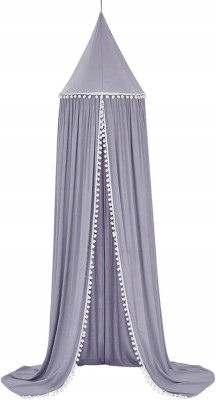 BALDACHÝN na stojan s pompónmi 240 cm
